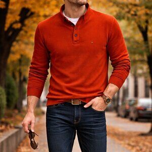 Tommy Hilfiger Men Sweater Jacket Size M